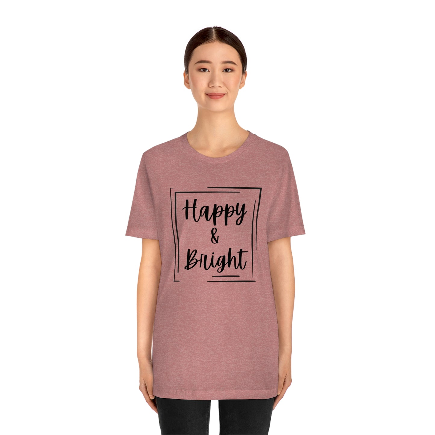 Happy & Bright Logo Jersey Short Sleeve Tee