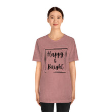 Load image into Gallery viewer, Happy &amp; Bright Logo Jersey Short Sleeve Tee
