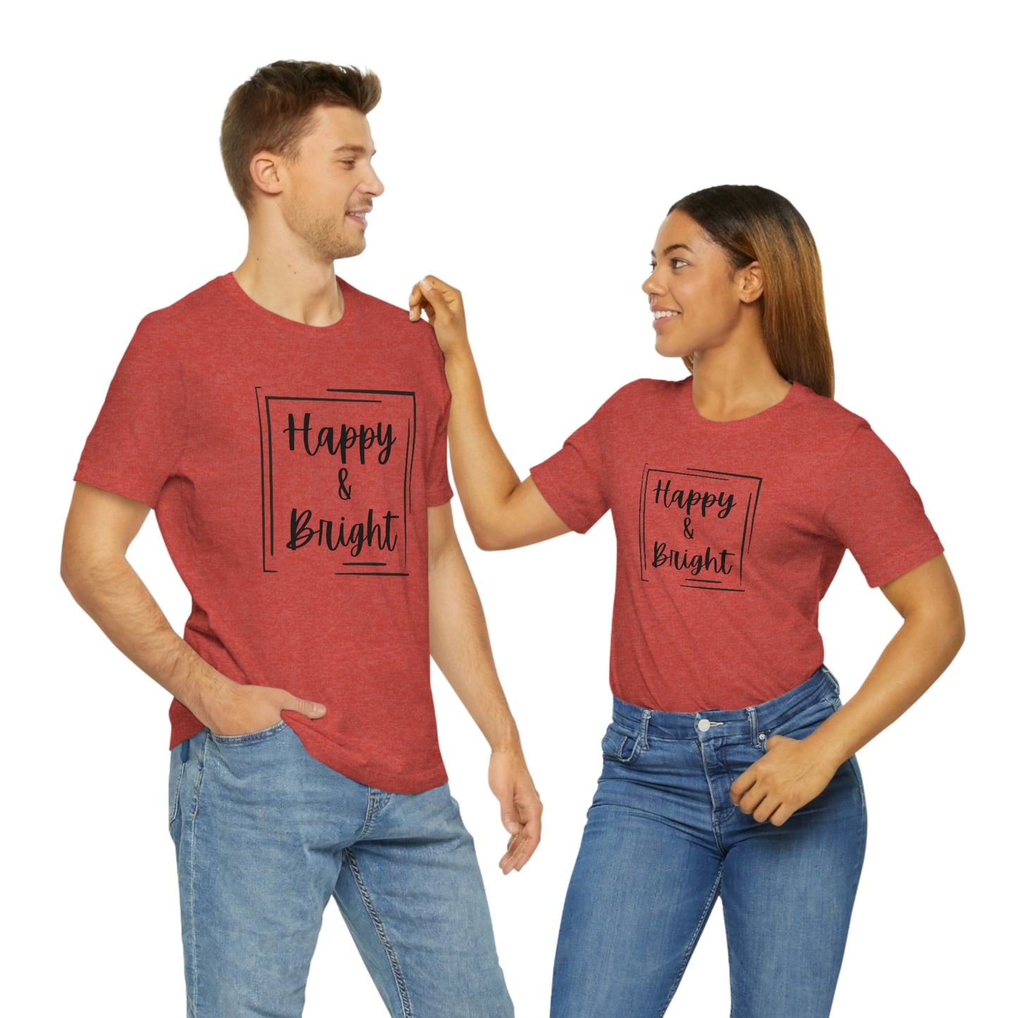 Happy & Bright Logo Jersey Short Sleeve Tee