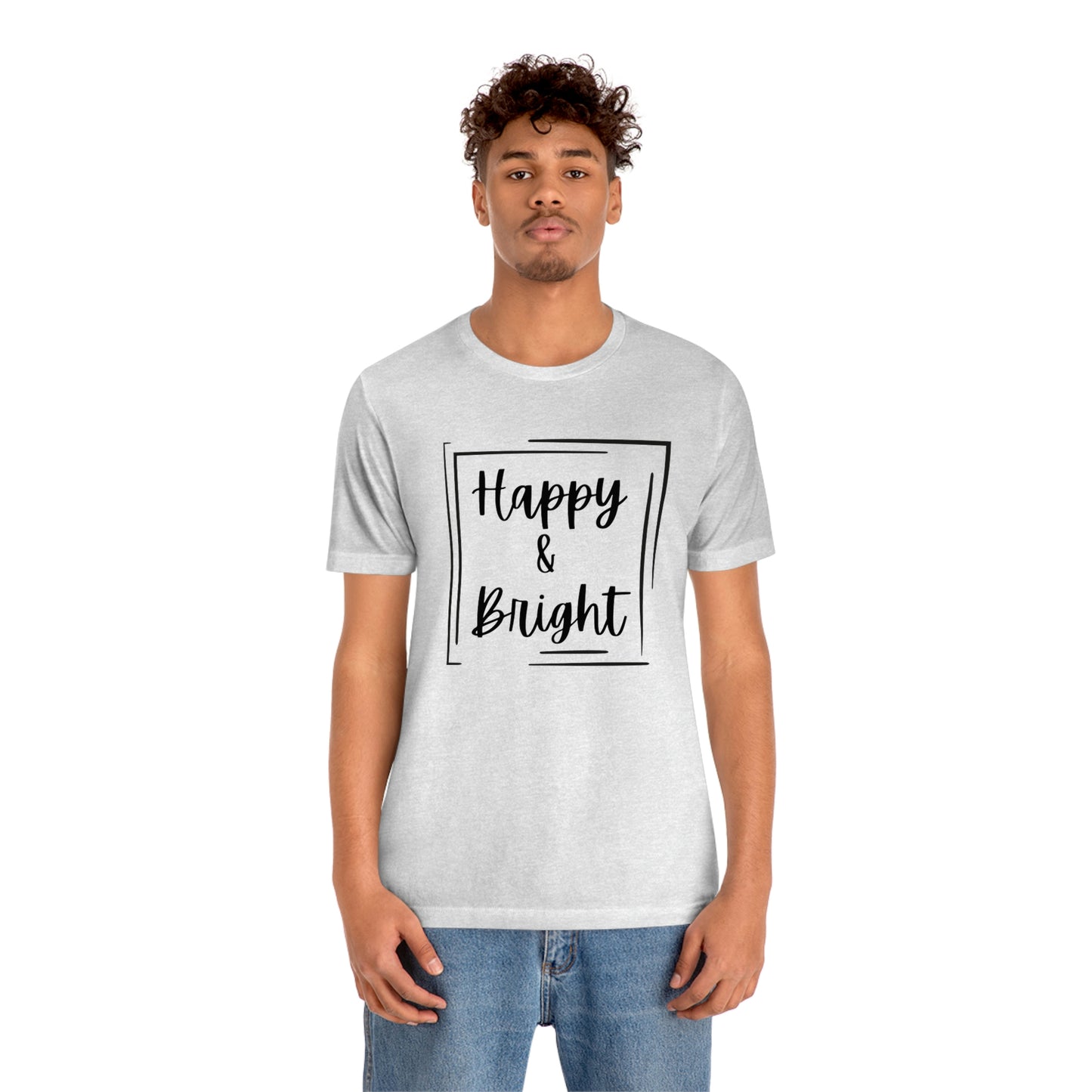 Happy & Bright Logo Jersey Short Sleeve Tee