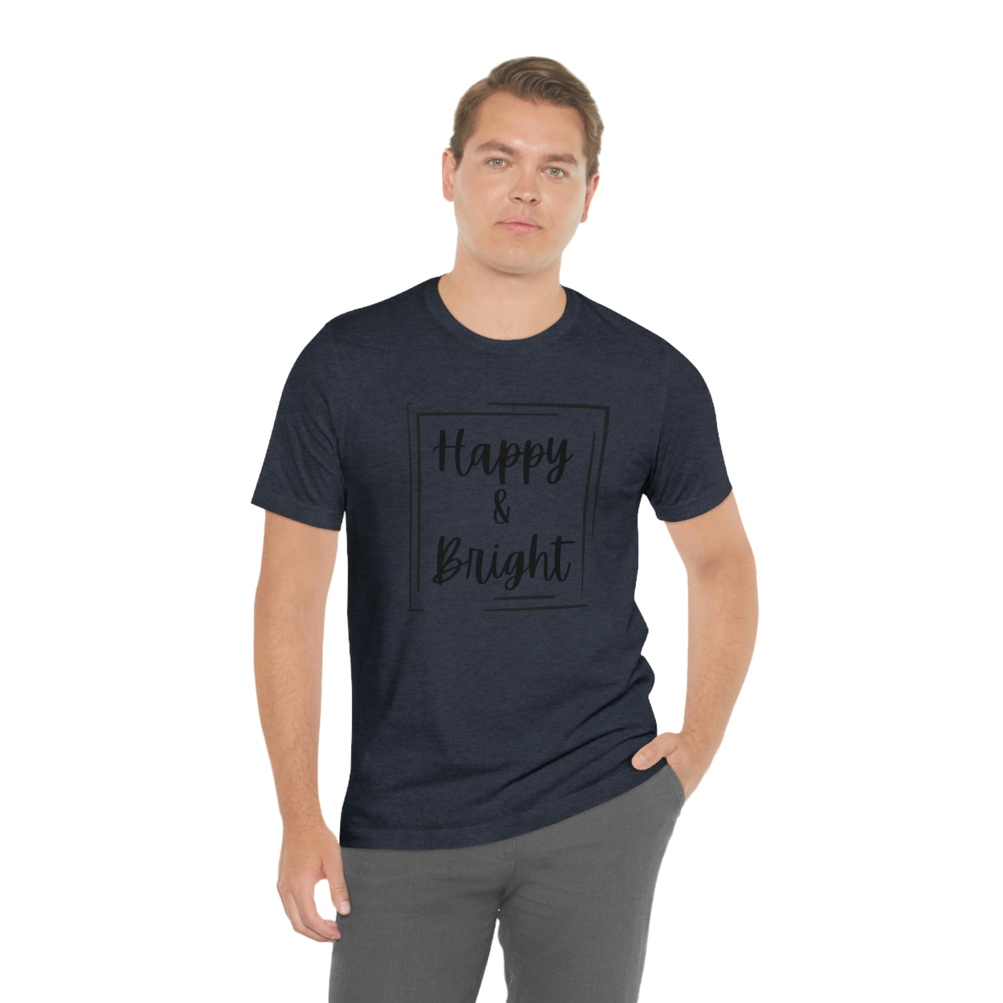 Happy & Bright Logo Jersey Short Sleeve Tee