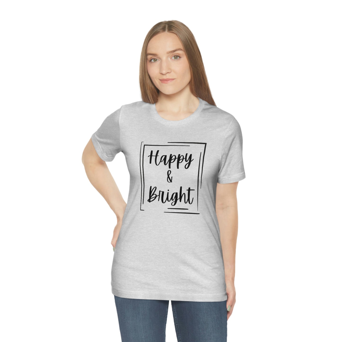 Happy & Bright Logo Jersey Short Sleeve Tee