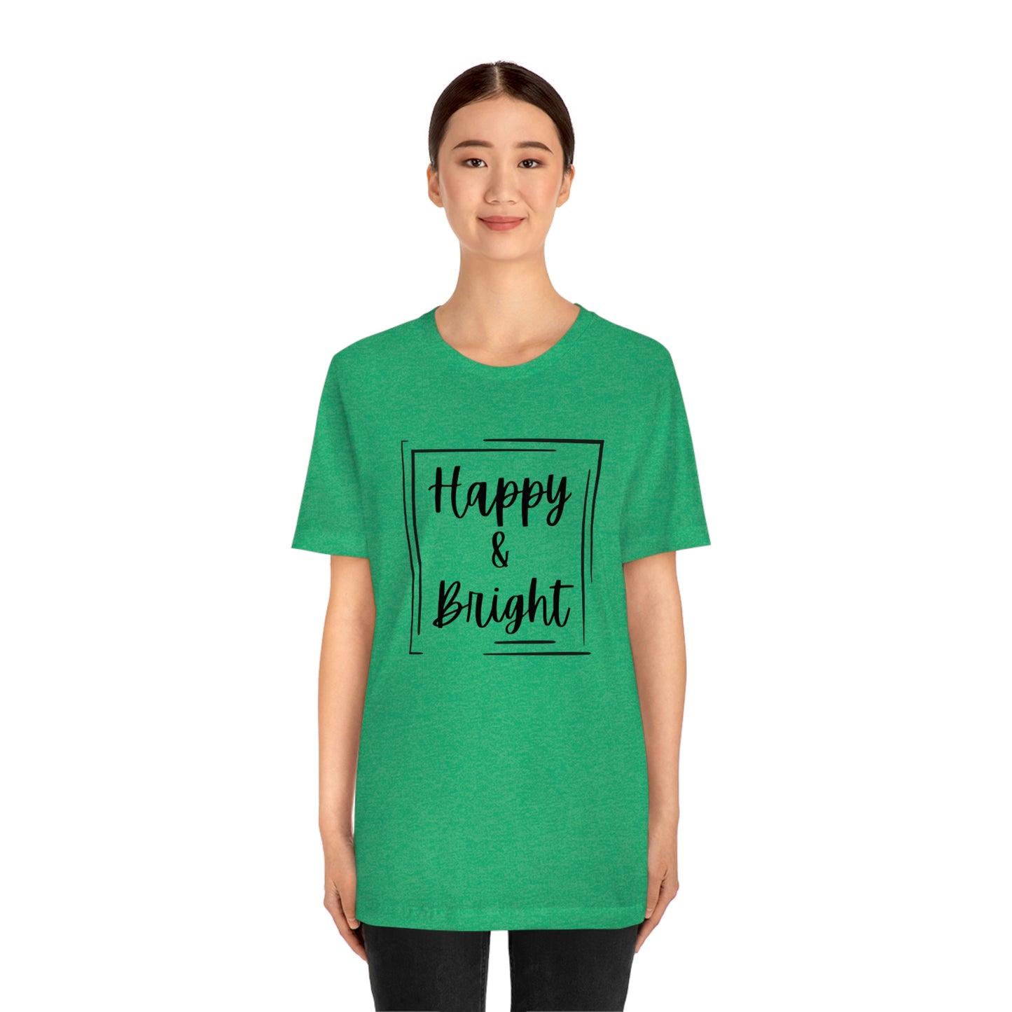 Happy & Bright Logo Jersey Short Sleeve Tee
