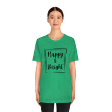 Load image into Gallery viewer, Happy &amp; Bright Logo Jersey Short Sleeve Tee
