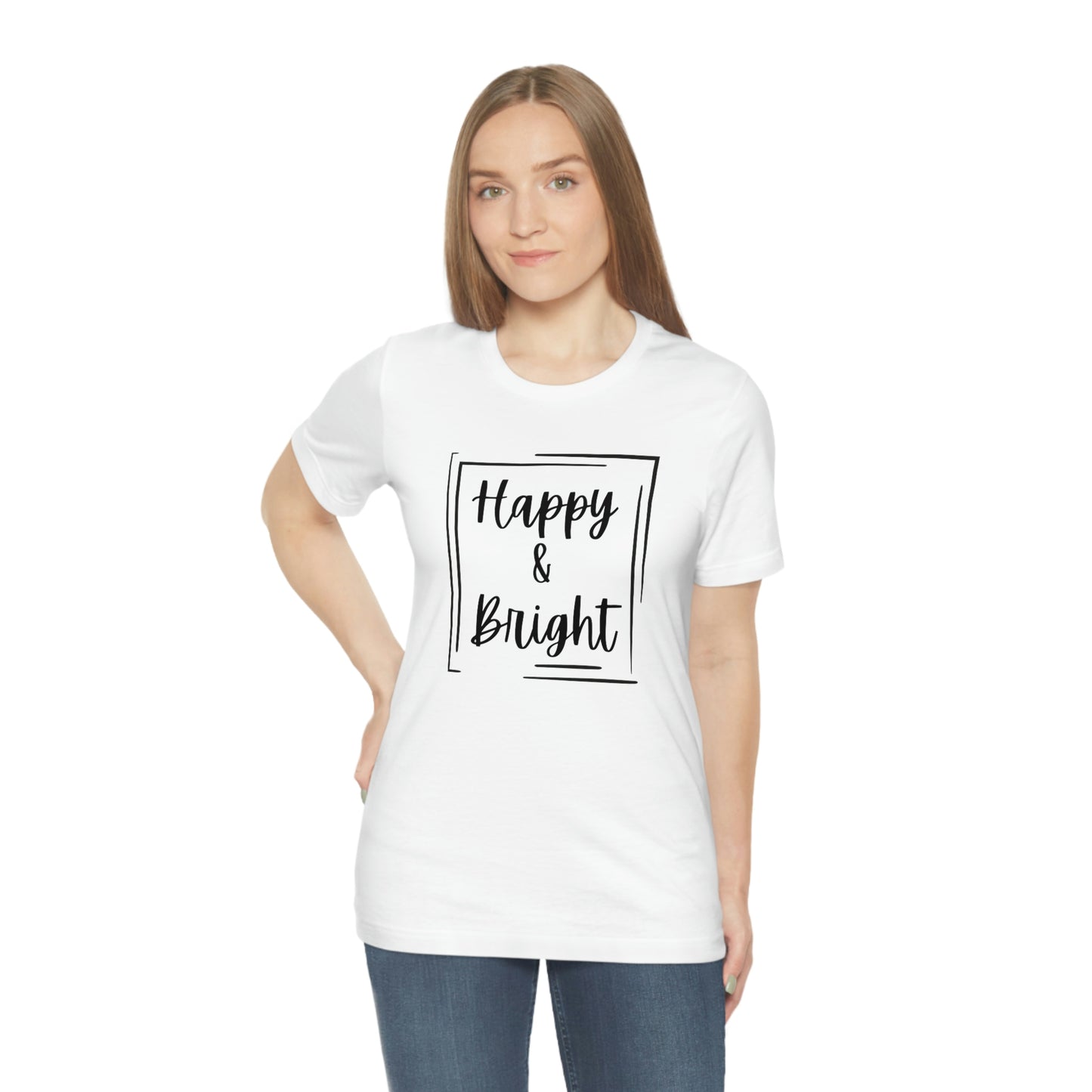 Happy & Bright Logo Jersey Short Sleeve Tee