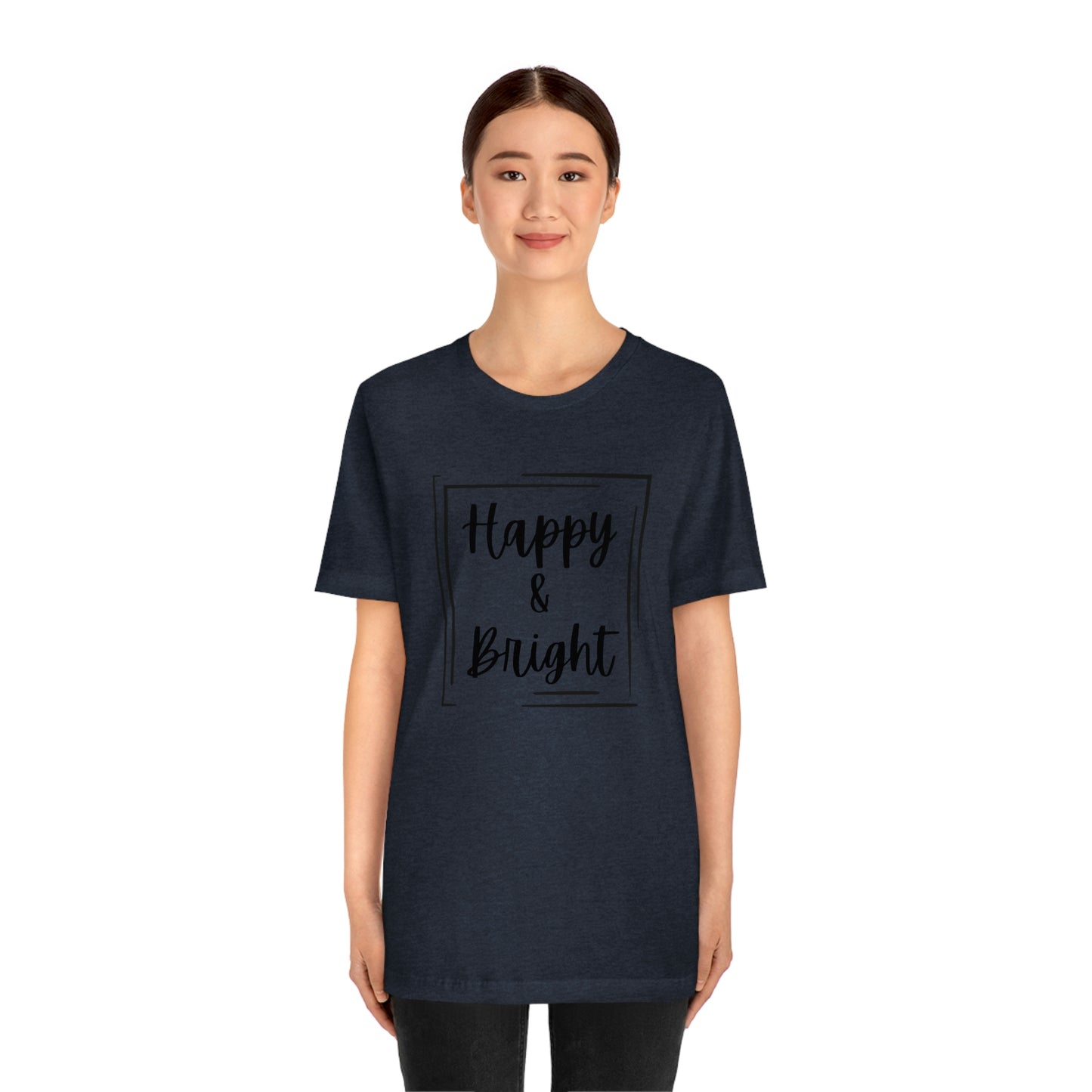 Happy & Bright Logo Jersey Short Sleeve Tee