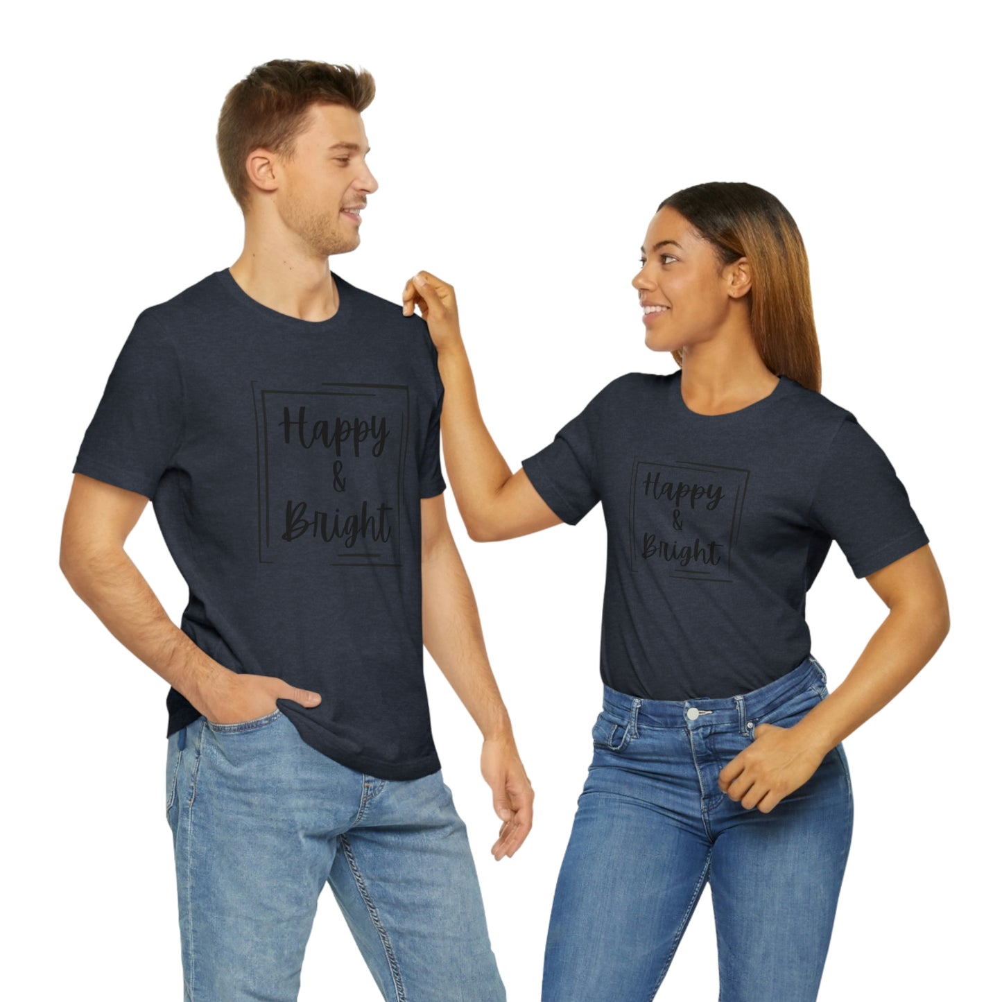 Happy & Bright Logo Jersey Short Sleeve Tee