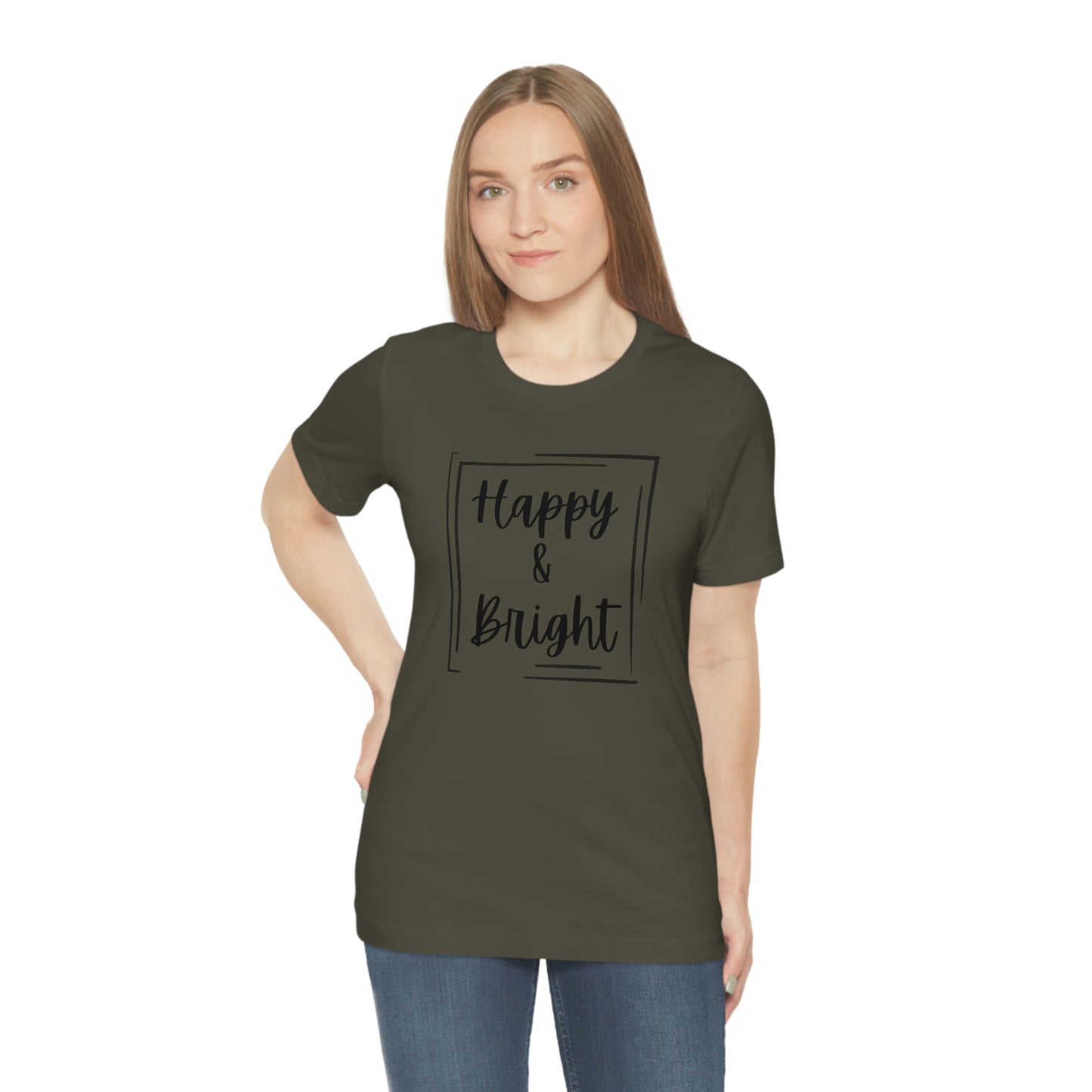 Happy & Bright Logo Jersey Short Sleeve Tee