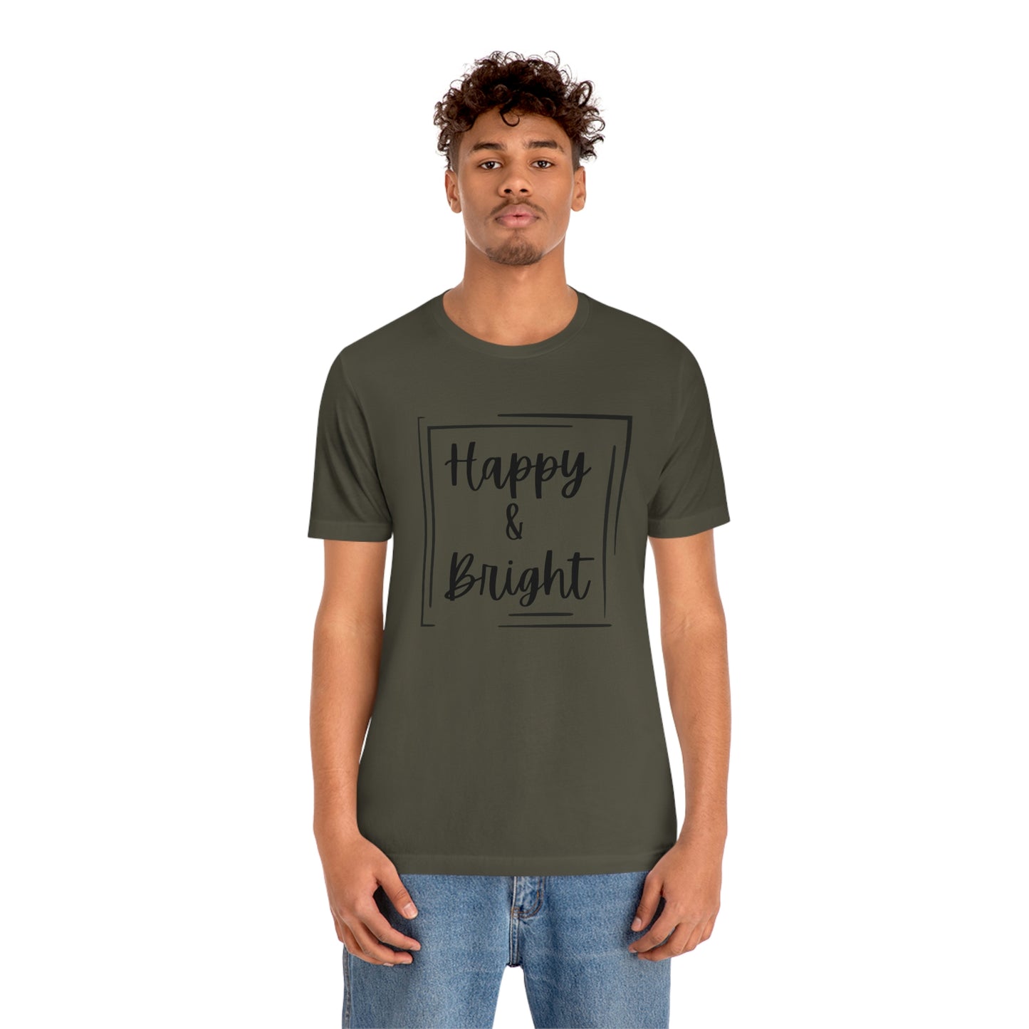 Happy & Bright Logo Jersey Short Sleeve Tee