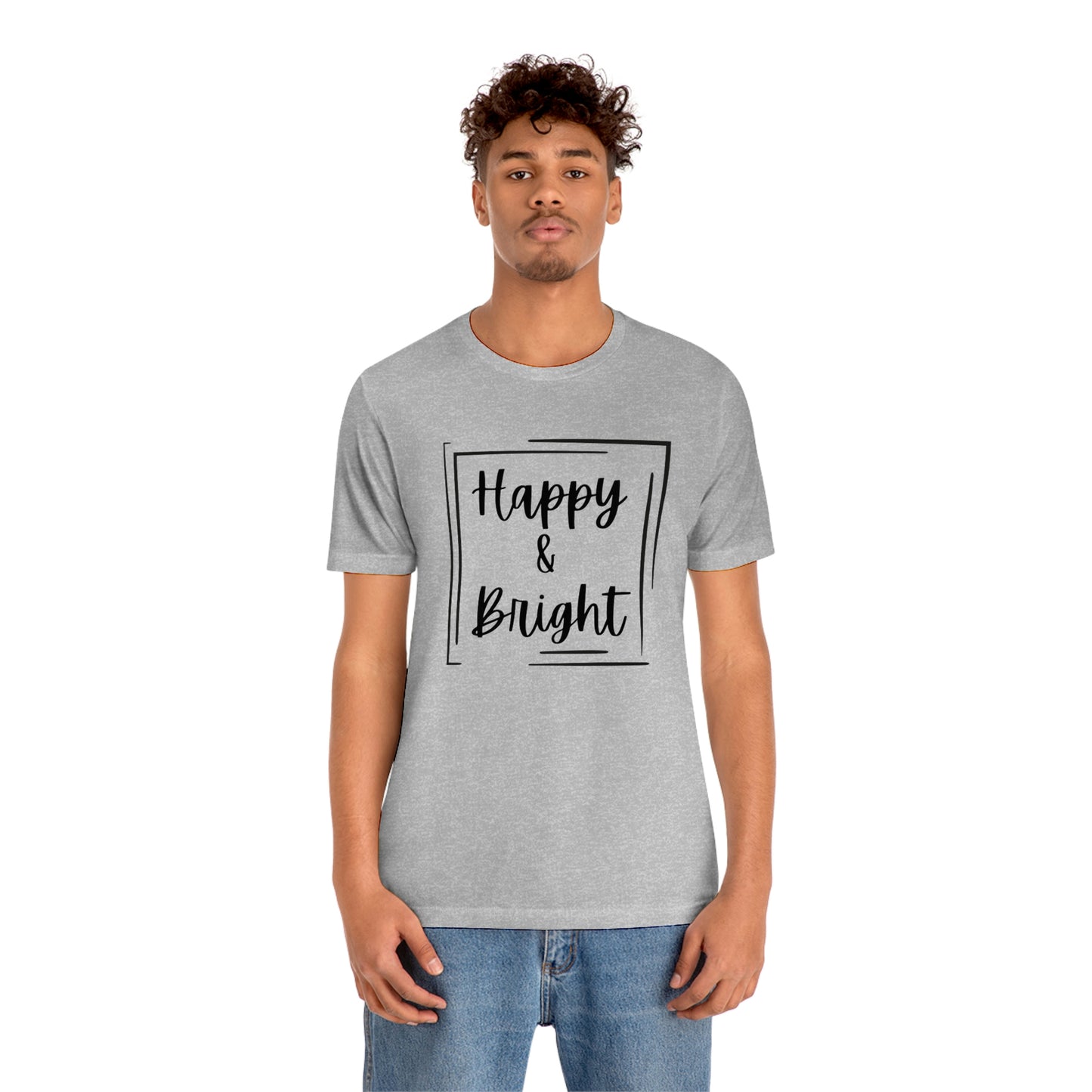 Happy & Bright Logo Jersey Short Sleeve Tee
