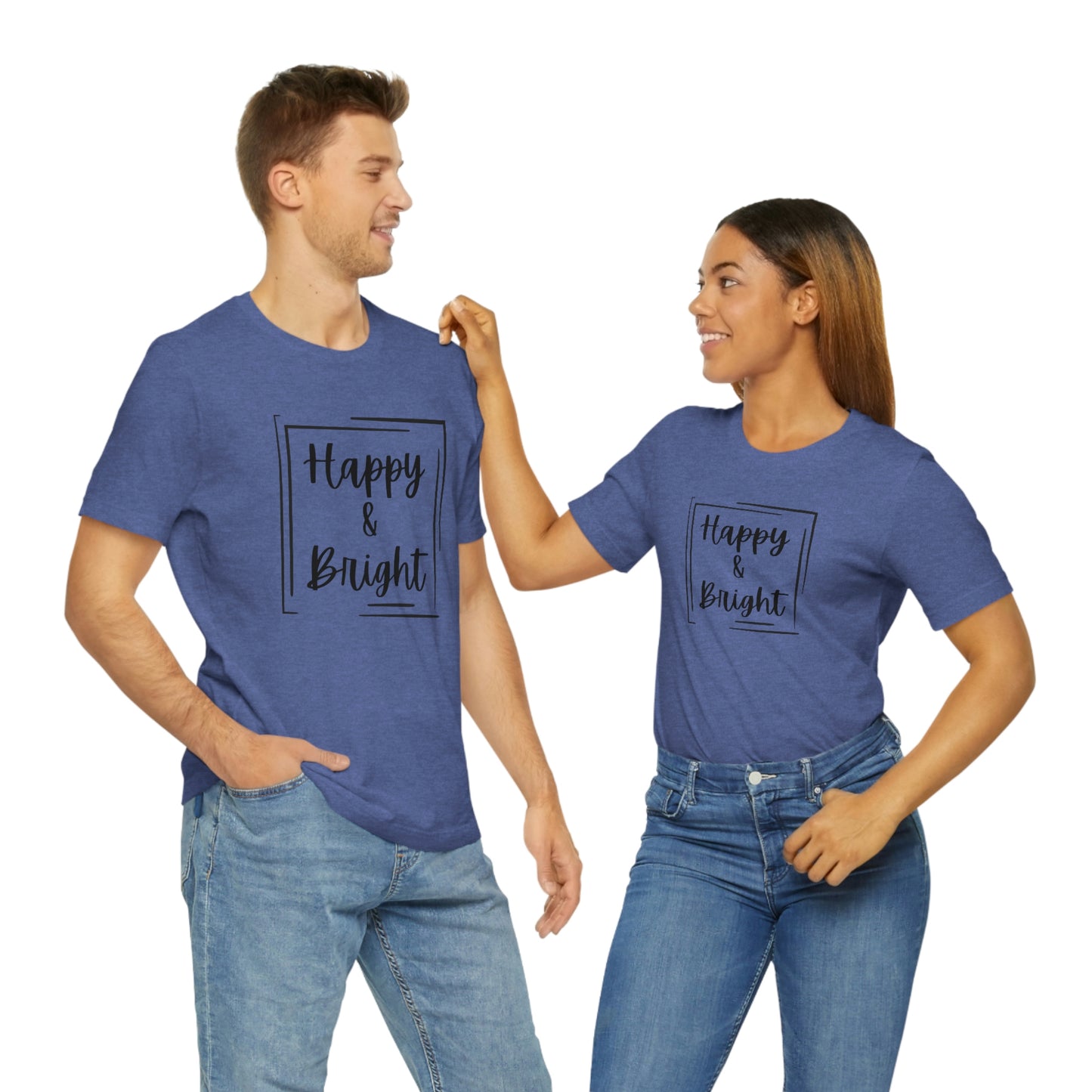 Happy & Bright Logo Jersey Short Sleeve Tee