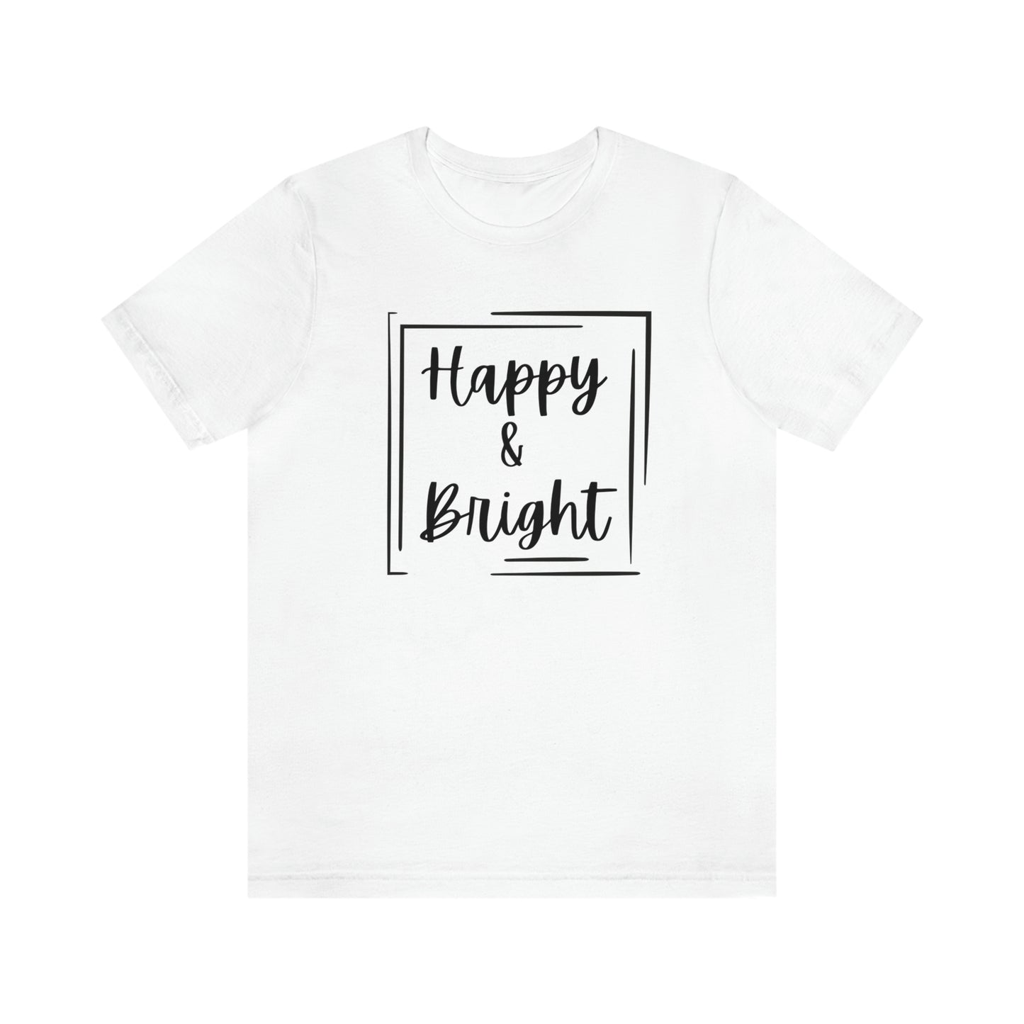 Happy & Bright Logo Jersey Short Sleeve Tee