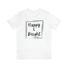 Load image into Gallery viewer, Happy &amp; Bright Logo Jersey Short Sleeve Tee
